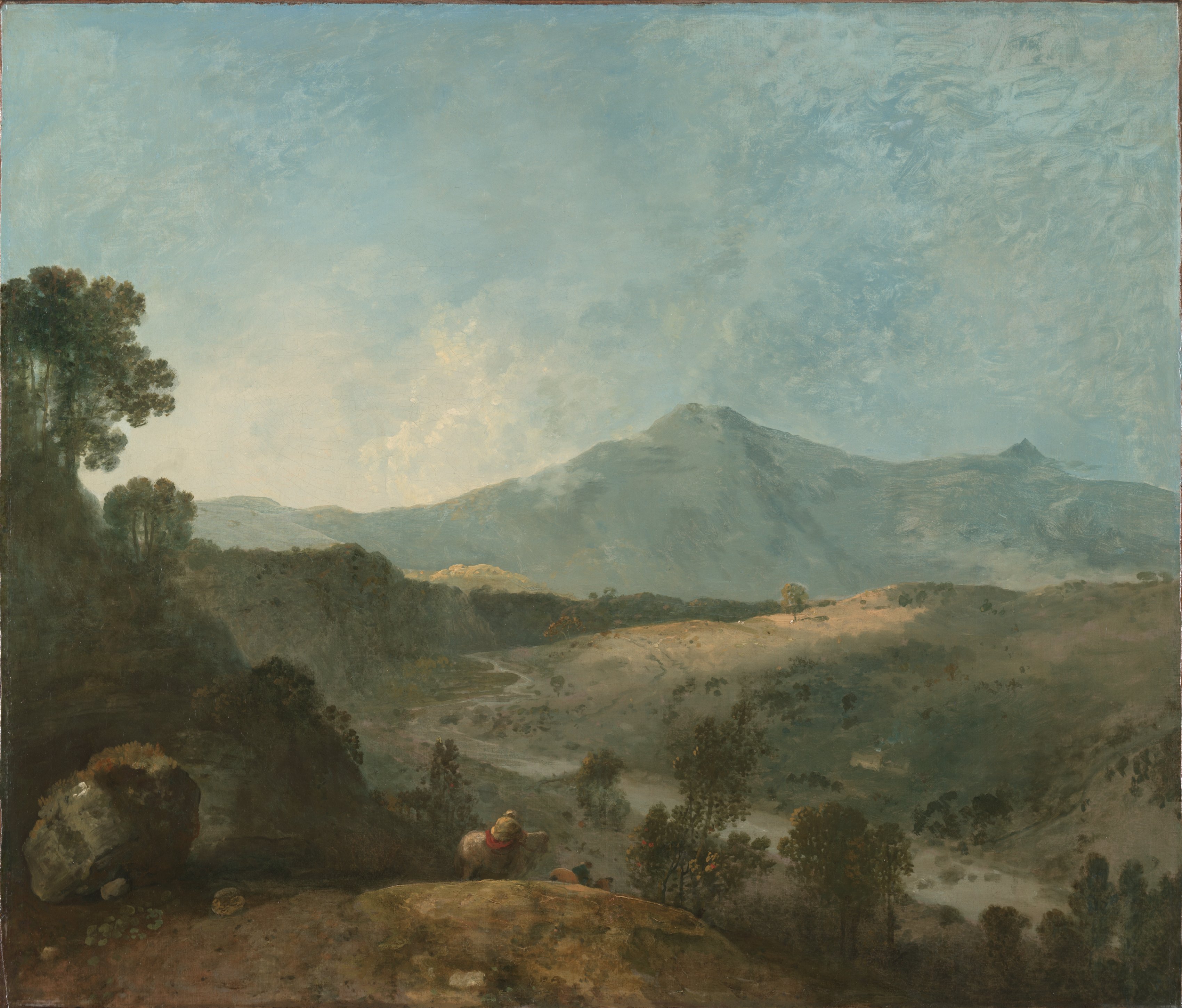 Richard Wilson, Cader Idris, with the Mawddach River