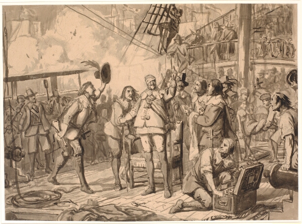 Wilhelm Marstrand, Chr. IV på "Trefoldigheden"
