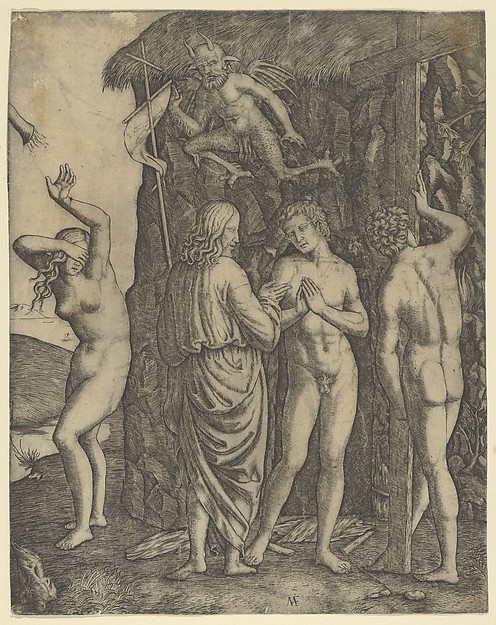 Marcantonio Raimondi, Christ in Limbo with Adam and Eve