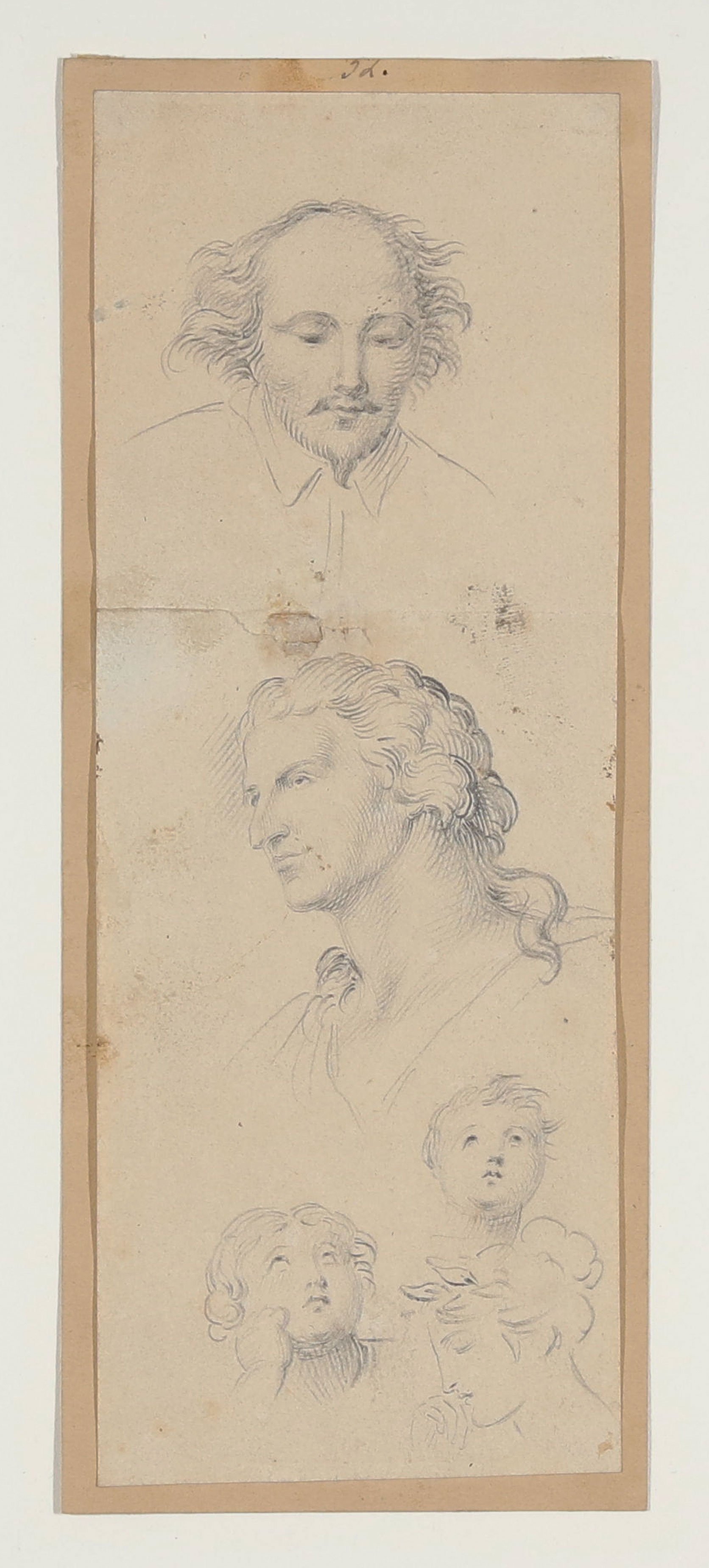 Johann Heinrich Ramberg, Figurenstudien zum Titelkupfer des "Minerva"-Taschenbuchs für das Jahr 1820