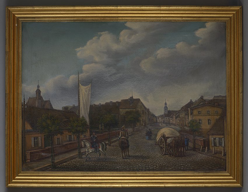 Heinrich Ferdinand Spiecker, St.-Annenstraße mit Neustädtischem Rathaus, um 1860