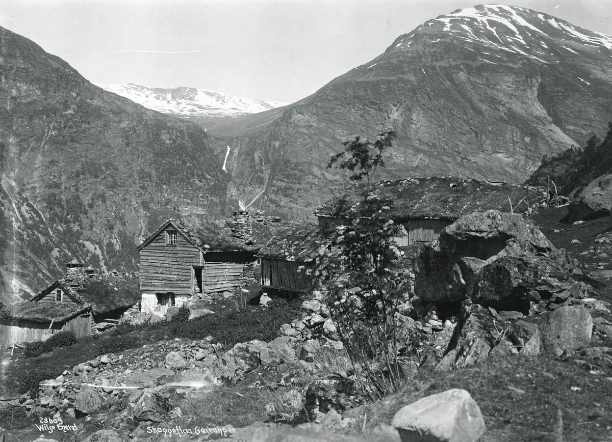 Anders Beer Wilse, Prot: Geirangerfjorden fra Skaageflaa gaard