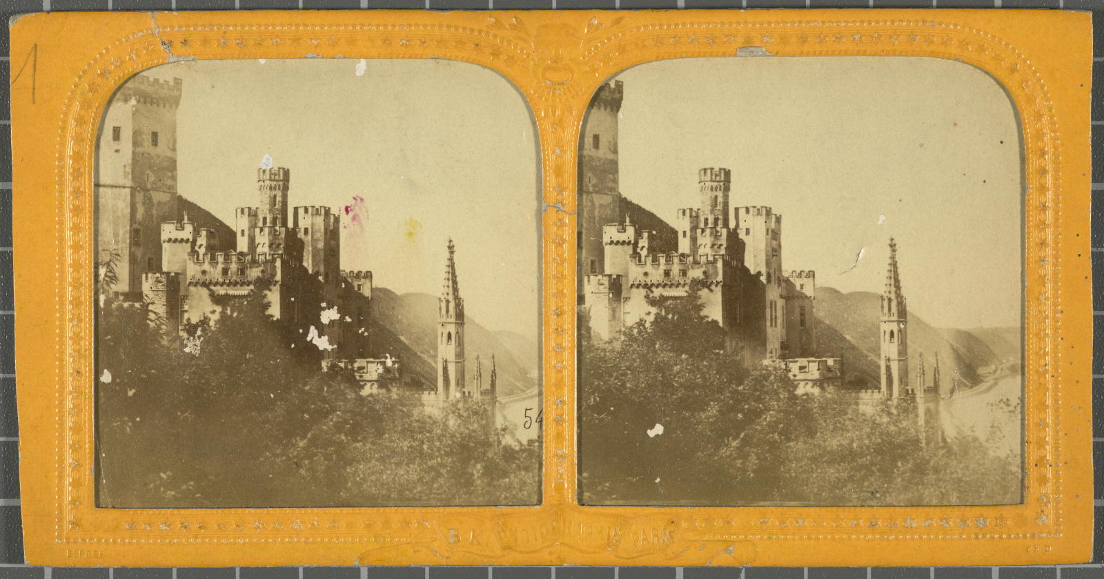 Desconegut, Chateau de Stolzenfels. B.K. Editeur
