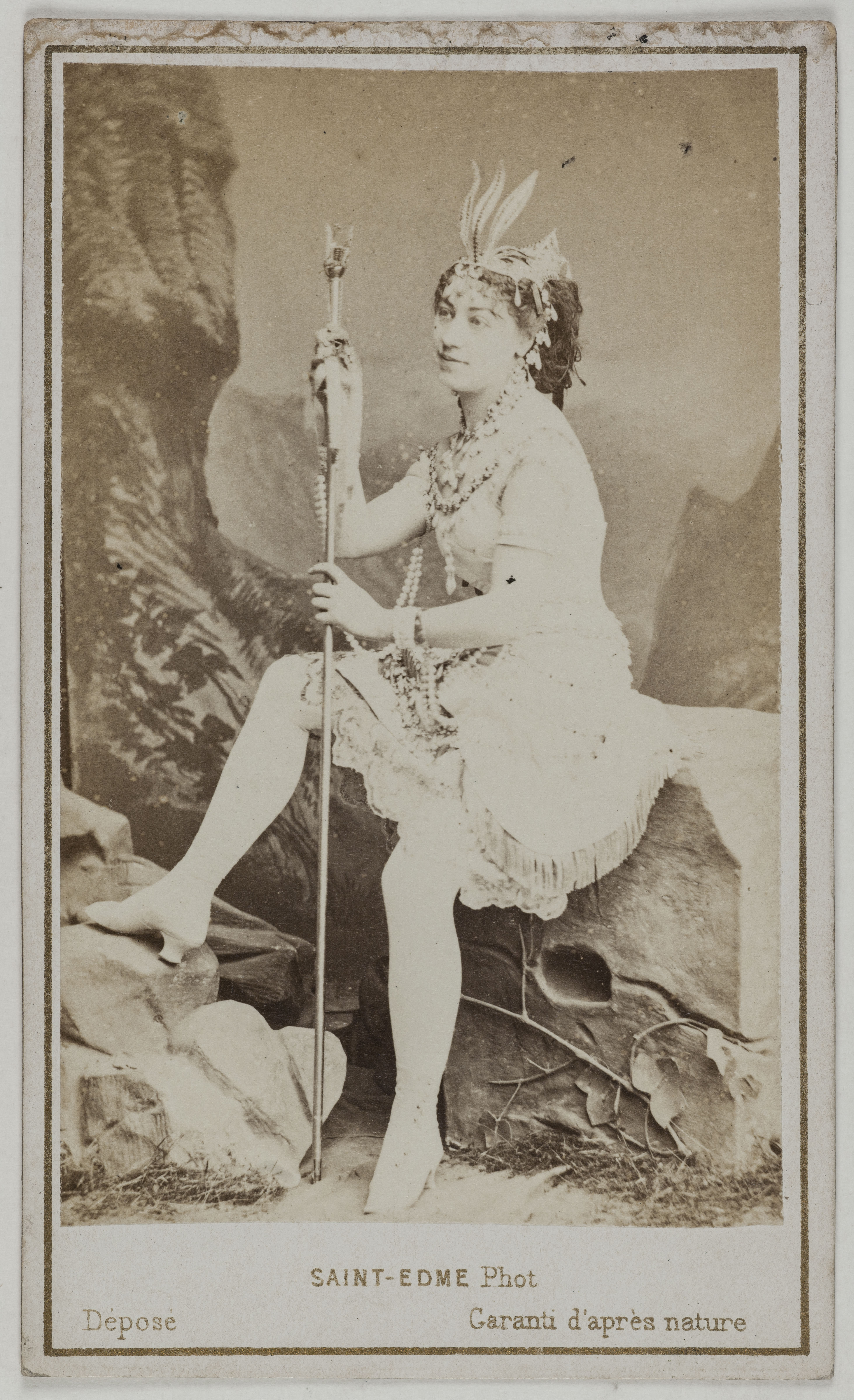 Saint-Edme, Portrait de Delorme Félicie, (-1877), (actrice)