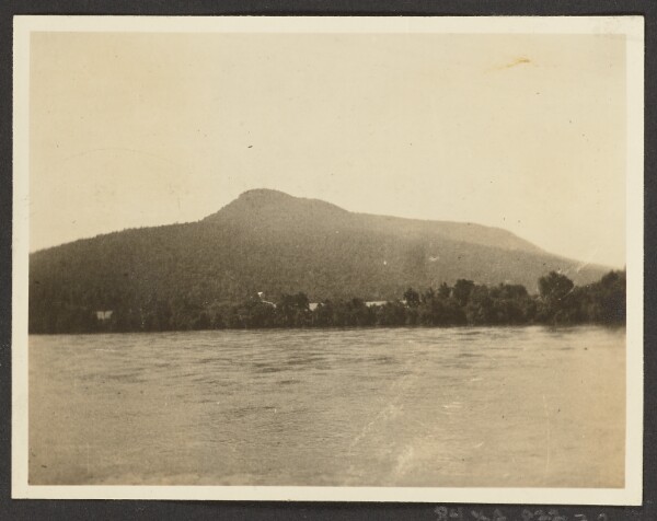 Unknown, [View of a Mountain Across Water]