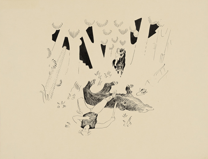 Rudolf Johannes (autor) Paris, Karujaht. Illustratsioon H. Visnapuu poeemile "Parsilai"
