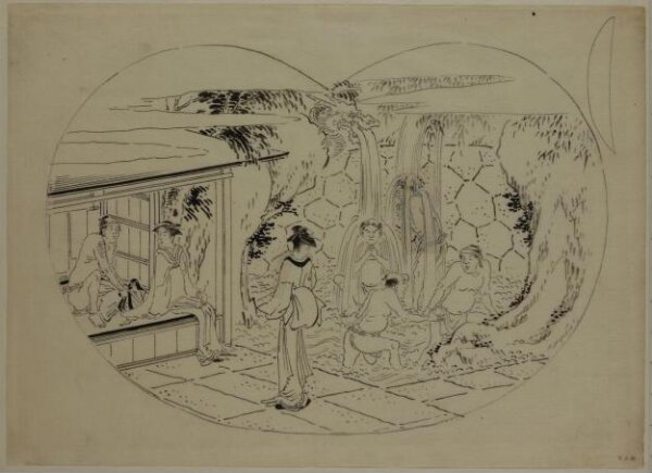Katsushika Hokusai, The Meguro Fudo Temple