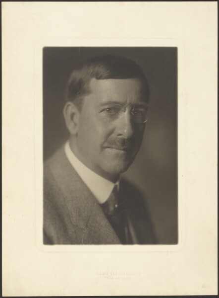 Louis Fleckenstein, [Portrait of a Man with Moustache]