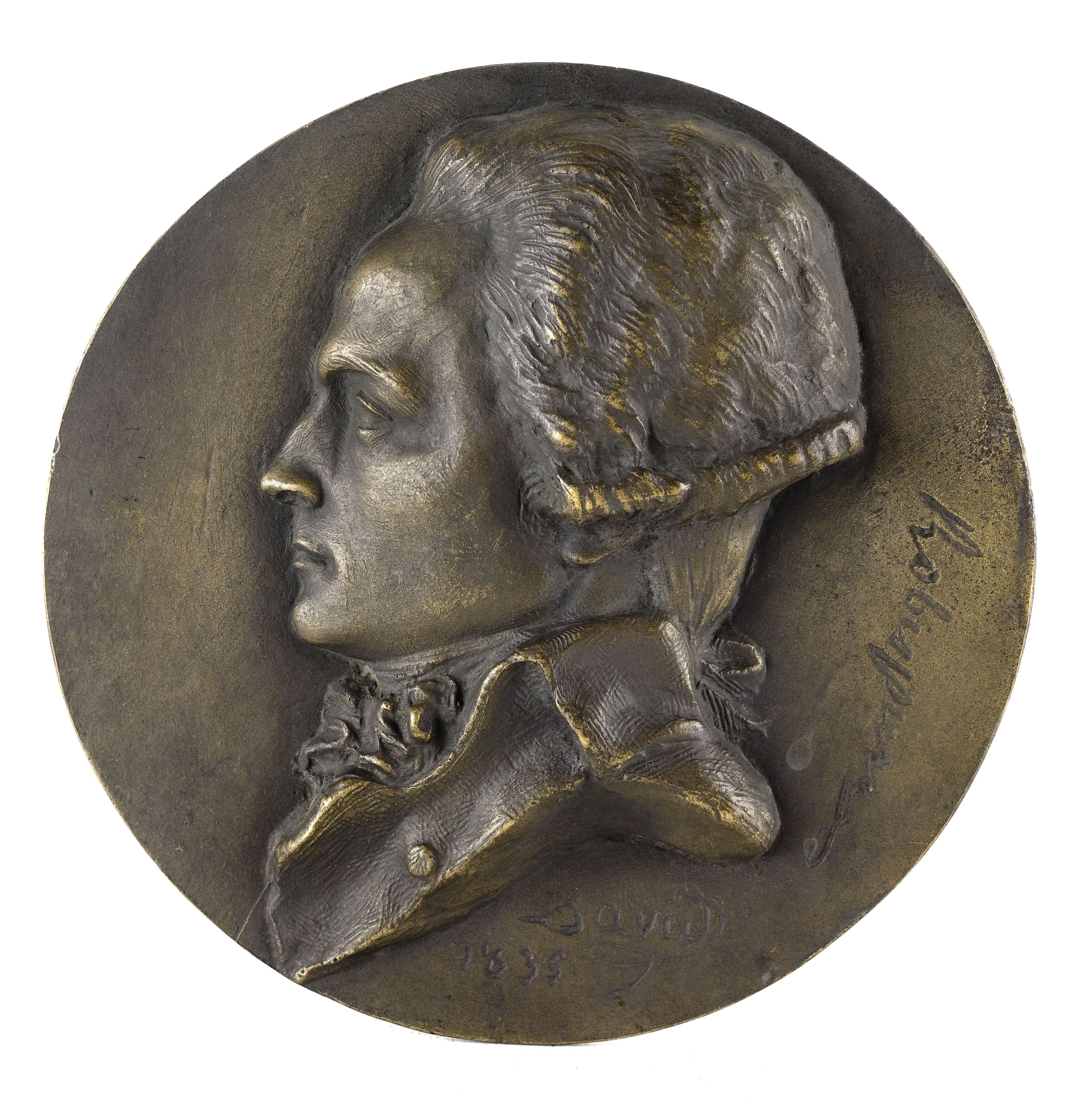 David d'Angers, Portrait de Maximilien De Robespierre (1758-1798), homme politique