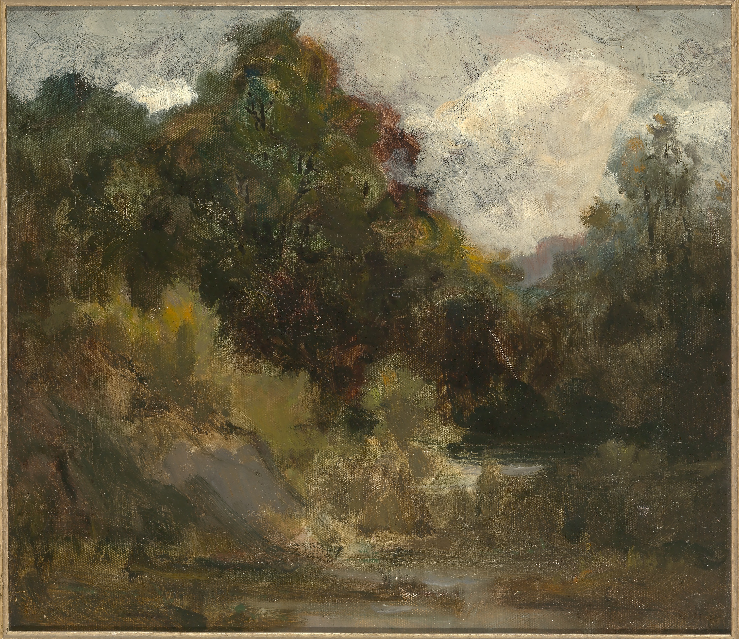 Edward Mitchell Bannister, Landscape (trees)