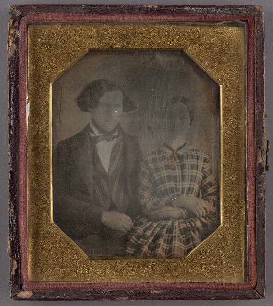 Unknown, [Portrait of a Seated Couple]