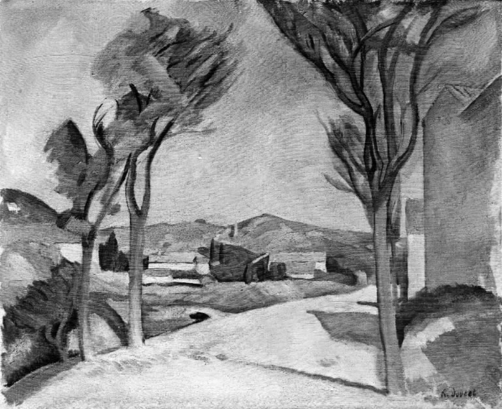 Henri Doucet, Route à Villeneuve-les-Avignon