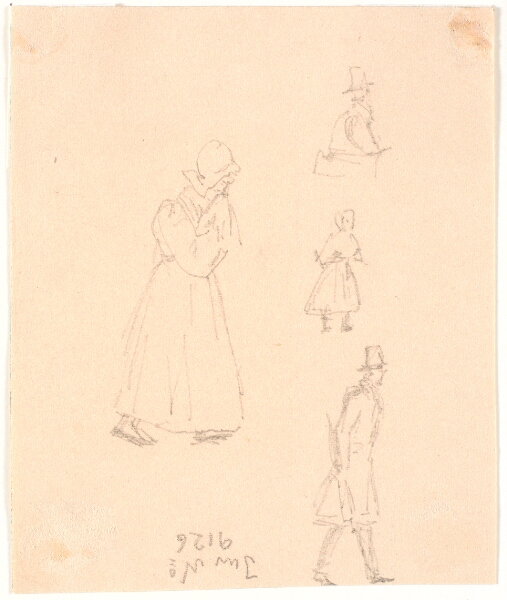 Christen Købke, Fire figurrids