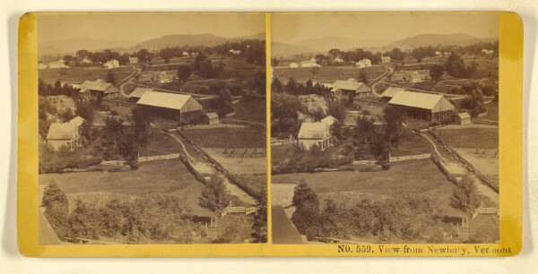 Benjamin West Kilburn, View from Newbury, Vermont