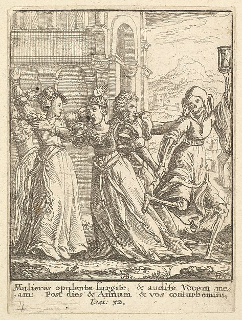 Wenceslaus Hollar, Queen, from "Dance of Death"