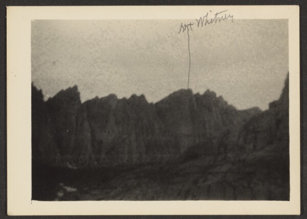 Louis Fleckenstein, [Mt. Whitney]