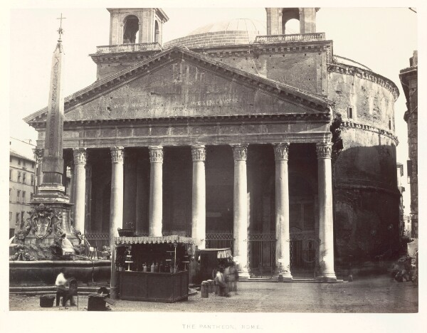 Giorgio Sommer, The Pantheon, Rome.