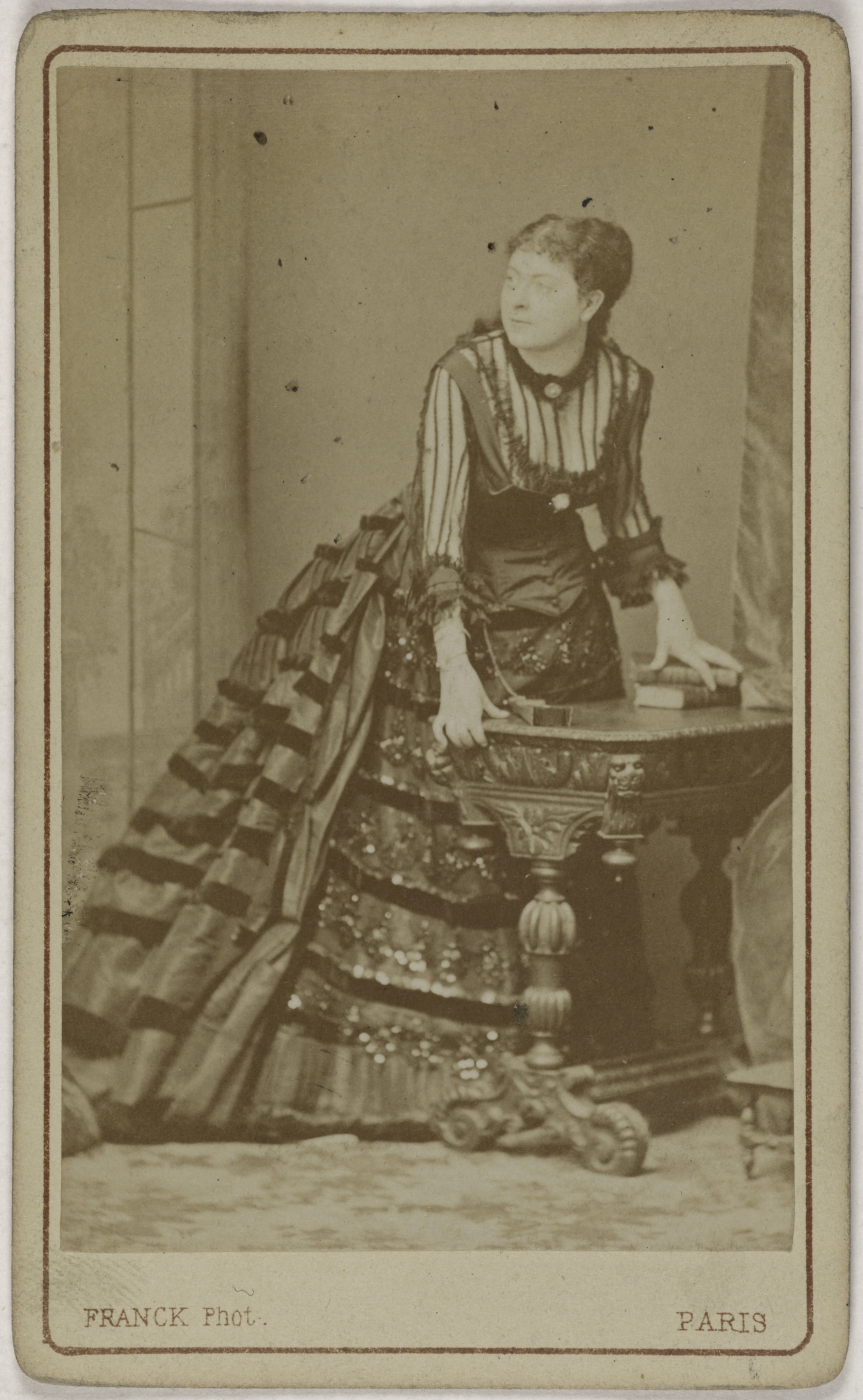 Franck, Portrait de Juliette Darcourt (ou d'Harcourt) (1860-1920), (actrice)