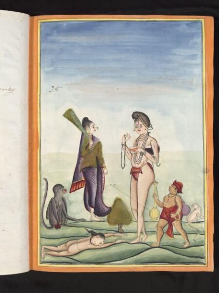 Unknown, An ascetic and his wife