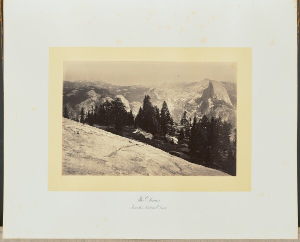 Carleton Watkins, The Domes From the Sentinel Dome