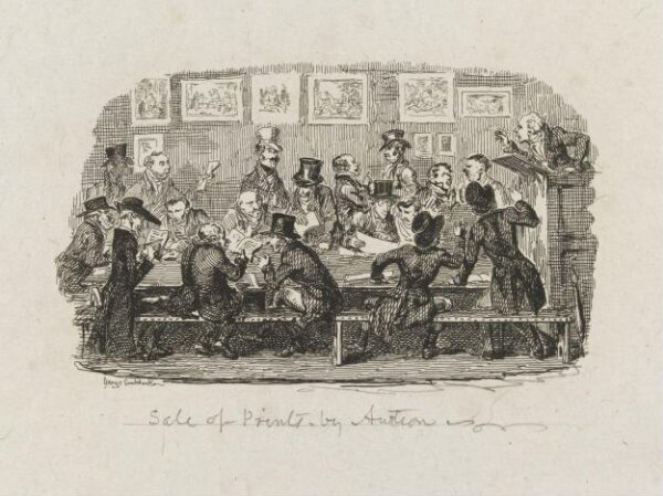 Cruikshank, George, Sale of Prints by Auction