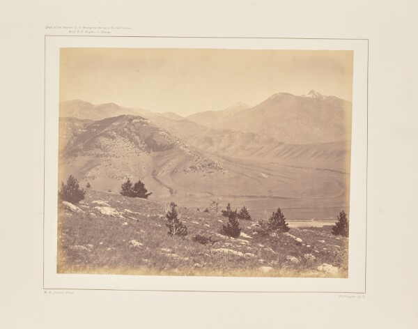 William Henry Jackson, Panoramic View of the Valley of The Yellowstone, No. 1