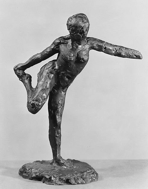 Edgar Degas, Dancer Holding her Right Foot in Her Right Hand