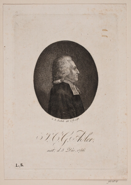 Gerhard Ludvig Lahde, Jacob Georg Christian Adler