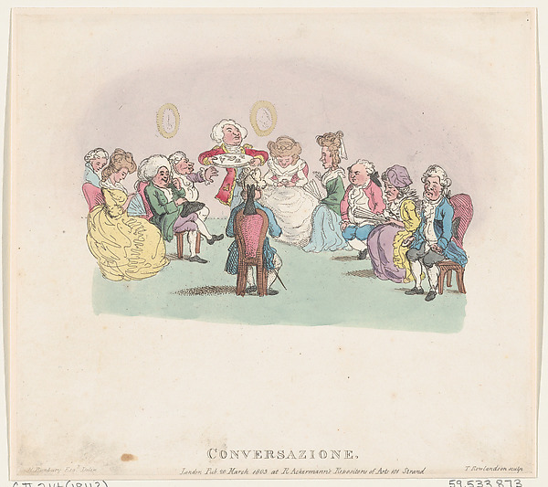Thomas Rowlandson, Conversazione