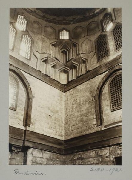 K.A.C. Creswell, Pendentive of the funerary madrasa of Mamluk Sultan al-Nasir Muhammad ibn Qalawun, Cairo