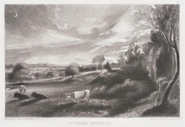 Constable, John RA, SUMMER EVENING