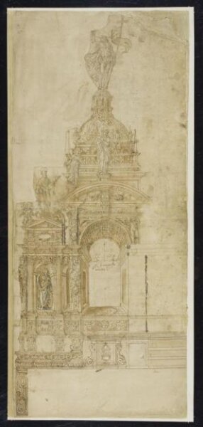 Unknown, Design for a ciborium combined with an altar