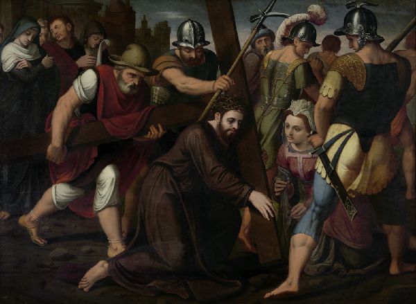 Lambert van Noort, The Bearing of the Cross