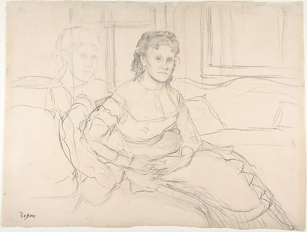 Edgar Degas, Study for "Madame Théodore Gobillard" (Yves Morisot)