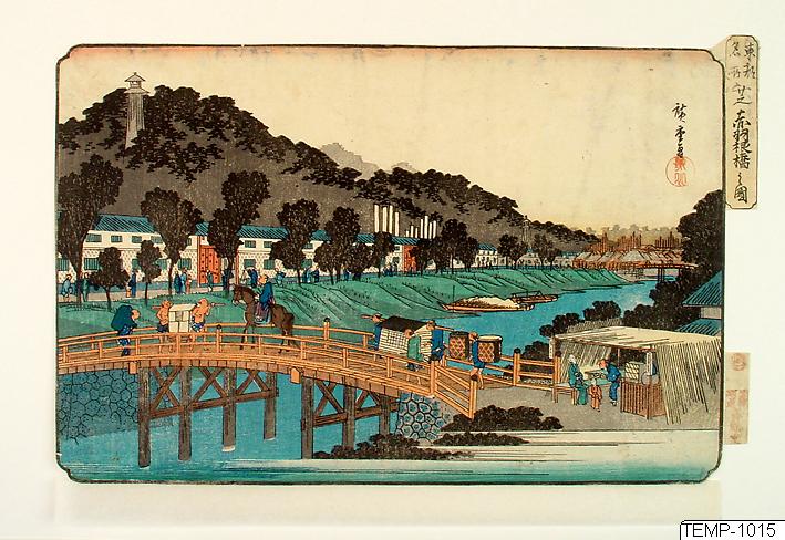 Ando (senare Utagawa Hiroshige) Hiroshige, Träsnitt, Bildkonst, Print, Woodblock, Woodcut