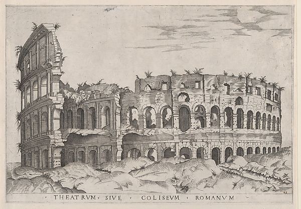 Anonymous, The Colosseum, from "Speculum Romanae Magnificentiae"