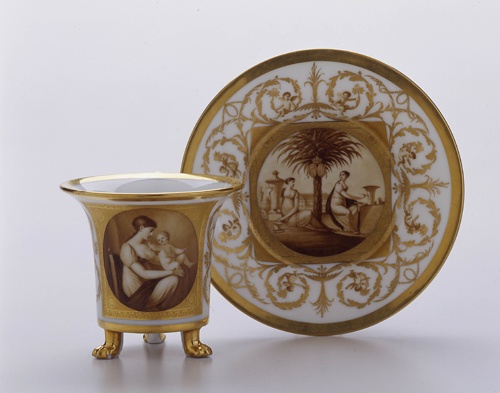 Porzellan-Manufaktur Ludwigsburg, Tasse mit Unterteller