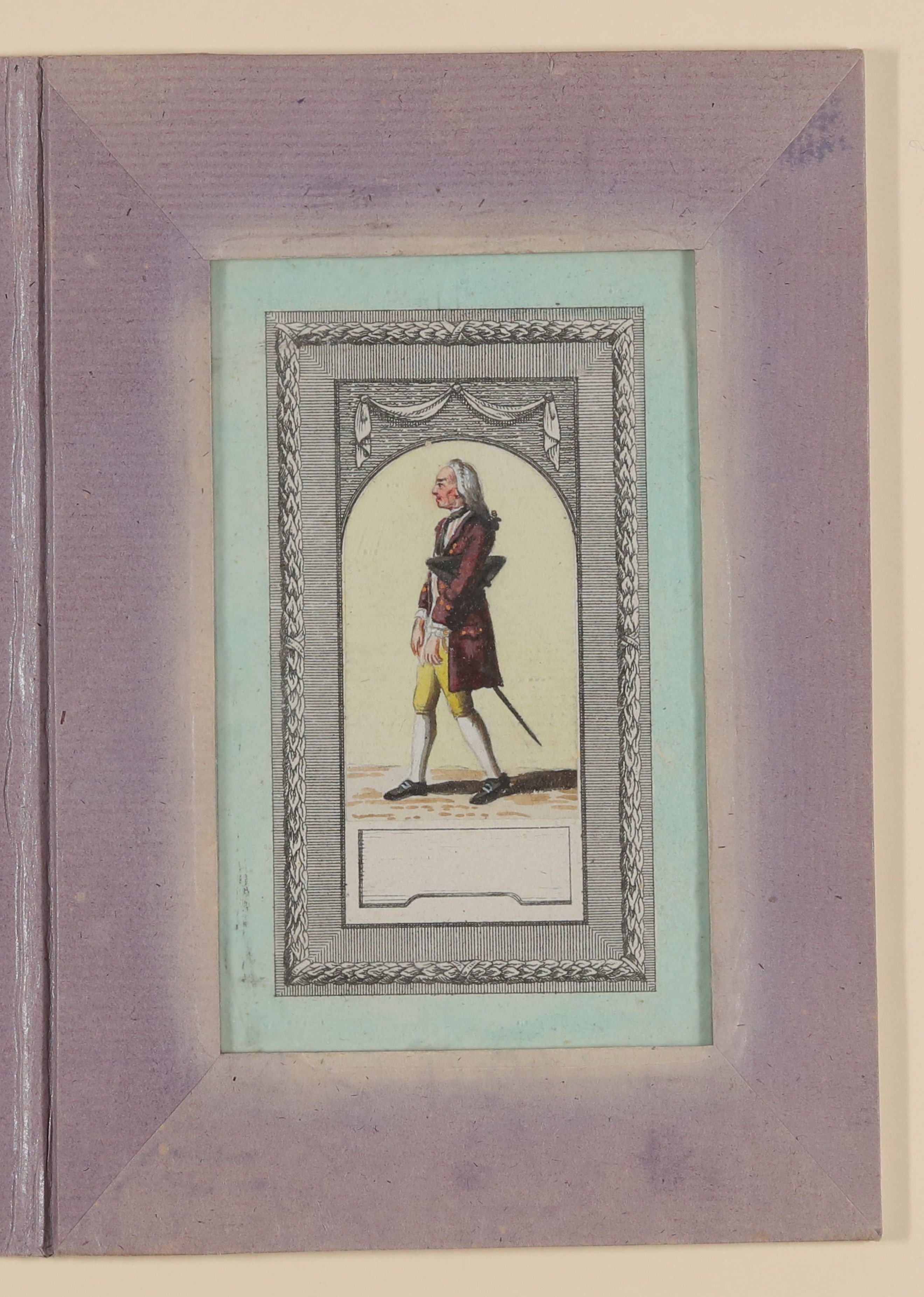 Daniel Nikolaus Chodowiecki, Halb oder ganz Narr [Teil der Kassette "CHODOWIECKI, MANNSPERSONEN, Bd. 4"]