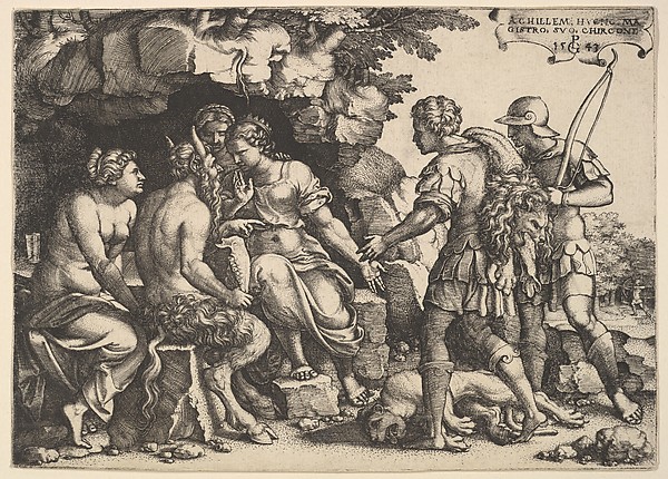 Georg Pencz, Thetis and Chiron