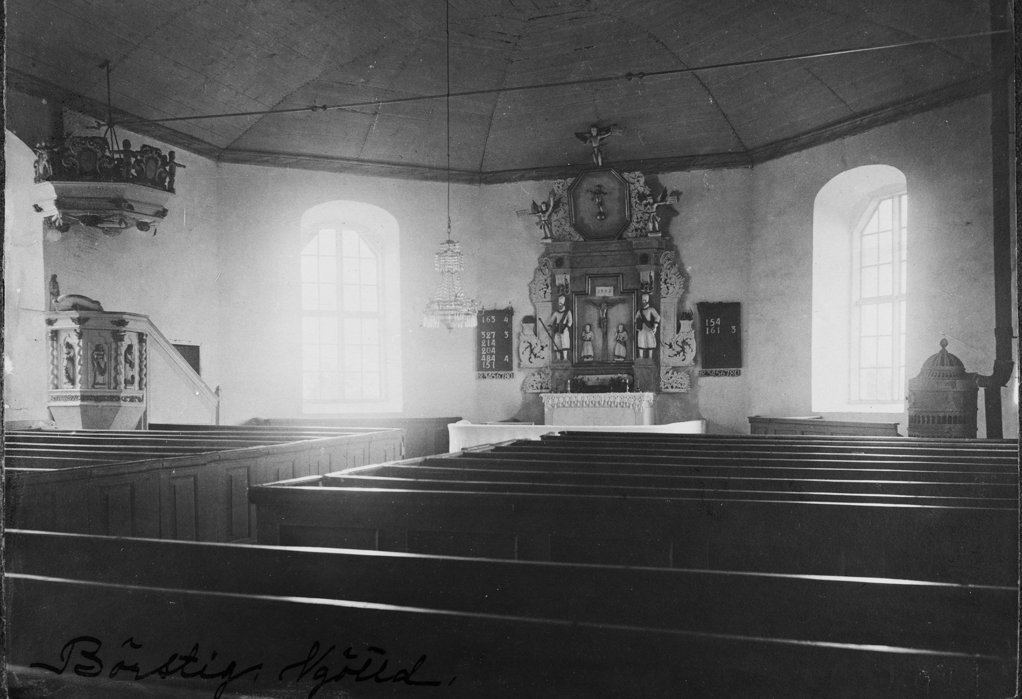 Ludvig Ericson, Börstigs kyrka