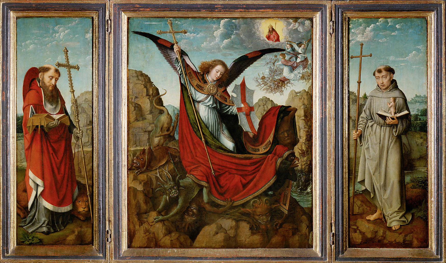 Gerard David, Altarpiece of St Michael