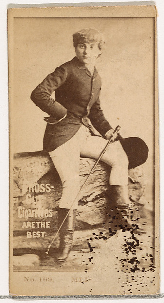 W. Duke, Sons & Co., Card Number 169, from the Actors and Actresses series (N145-2) issued by Duke Sons & Co. to promote Cross Cut Cigarettes