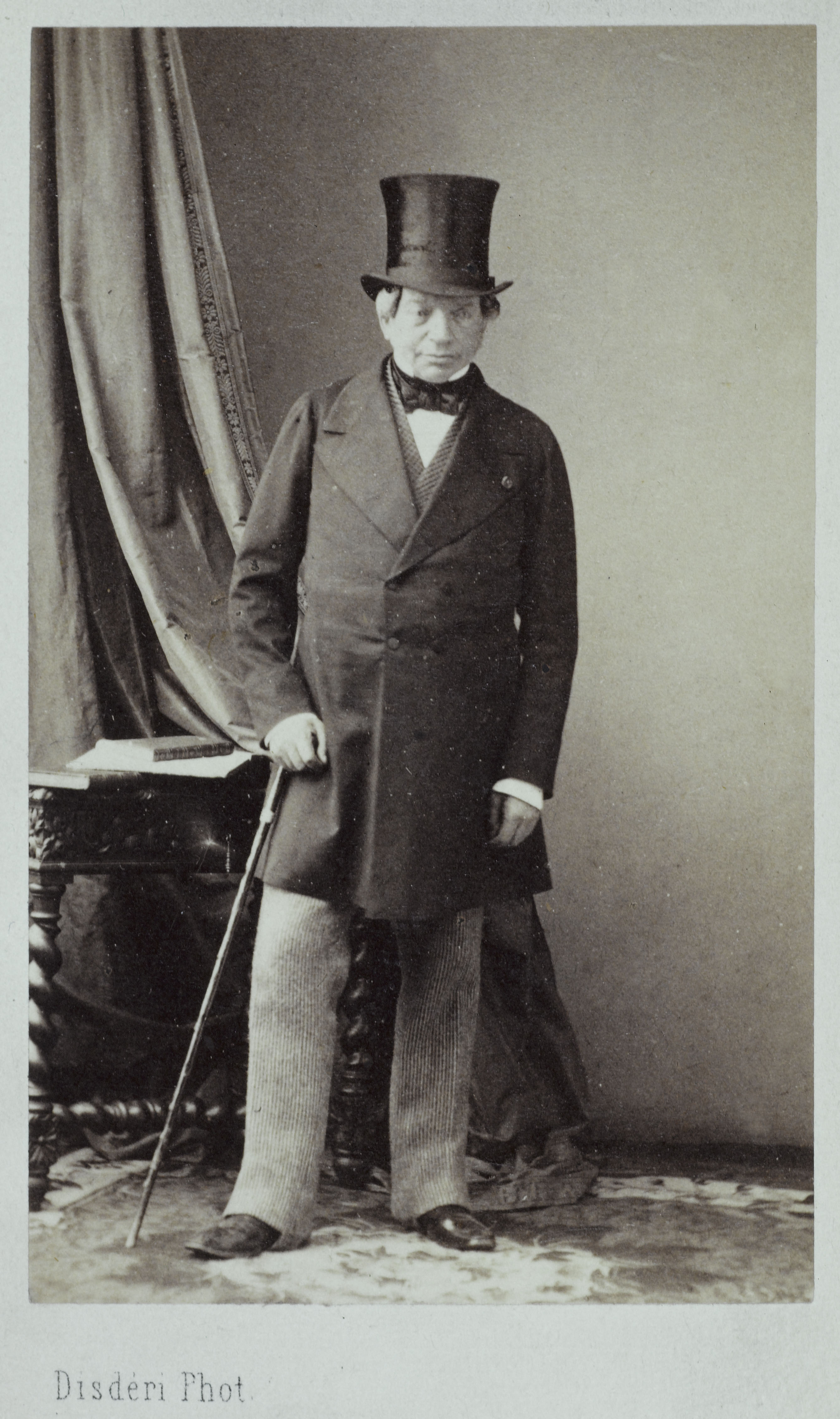 André-Adolphe-Eugène Disdéri, Portrait du baron James de Rothschild (1792-1868), (banquier d'origine allemande, fondateur et directeur de la branche française de la banque Rothschild)
