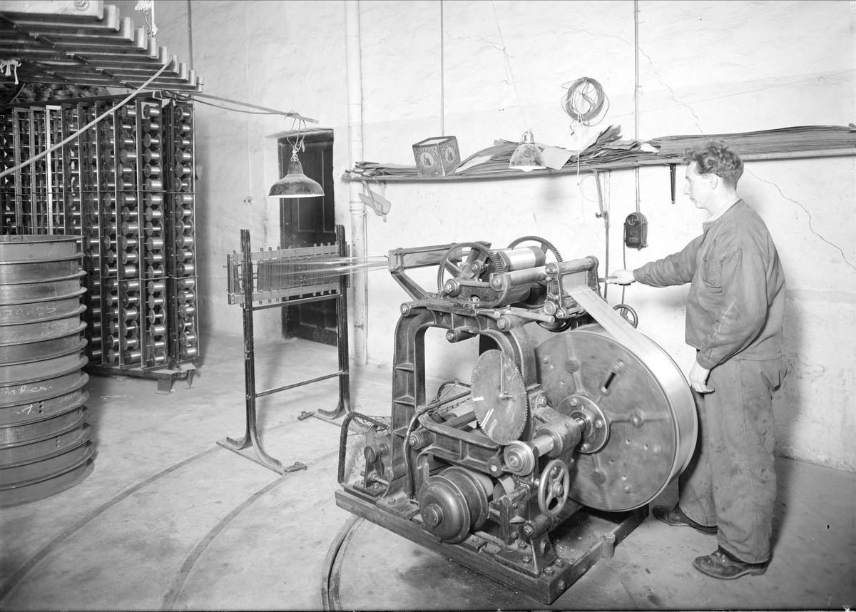 Paul Sandberg, AB Nordiska Metallduksväveriet, kvarteret Spolen, Kungsängen, Uppsala 1937