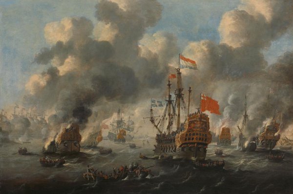 anonymous, The Dutch Raid on the Medway, 1667