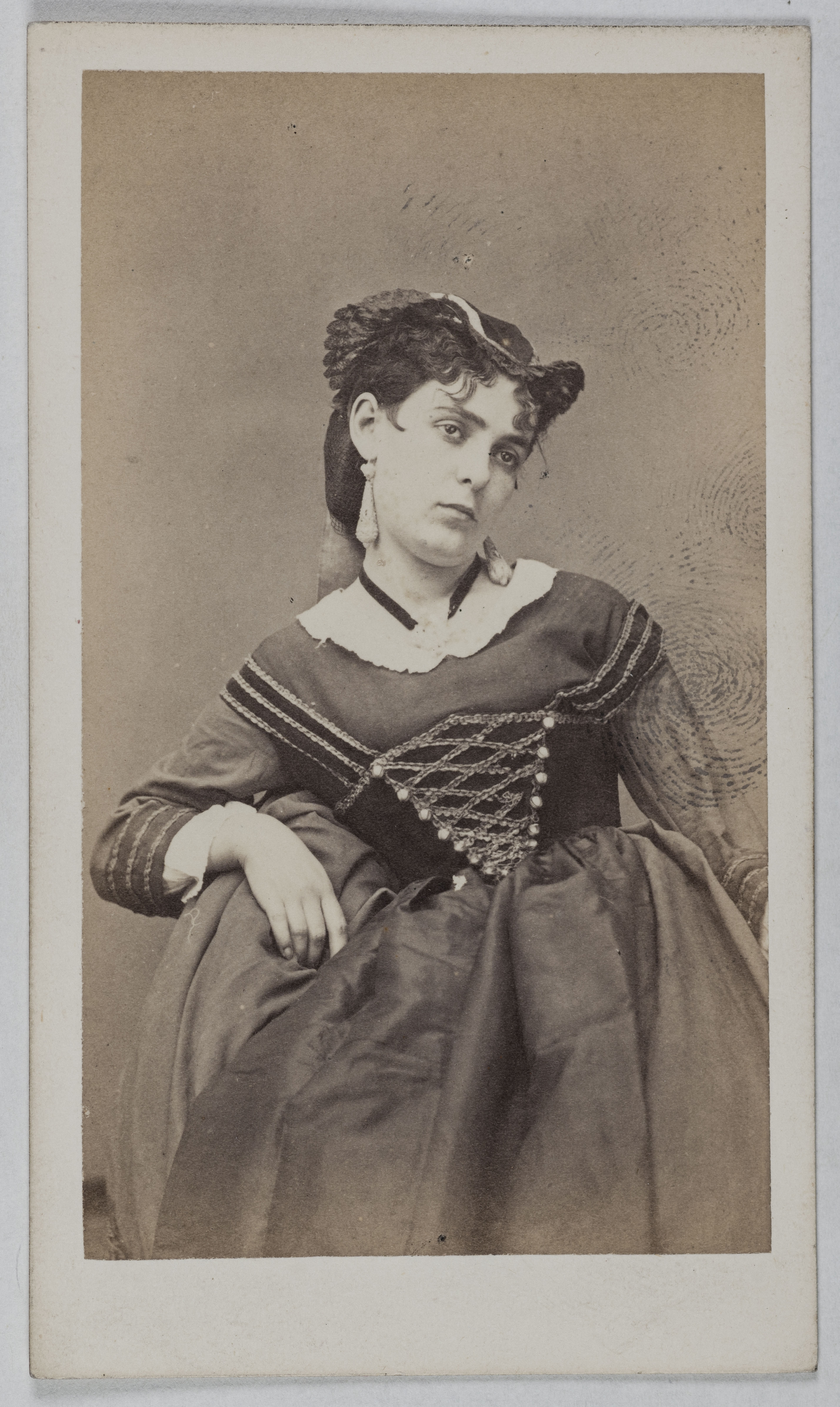 Ulric Grob, Portrait de Gabrielle Gauthier ( -vers 1883), (actrice)