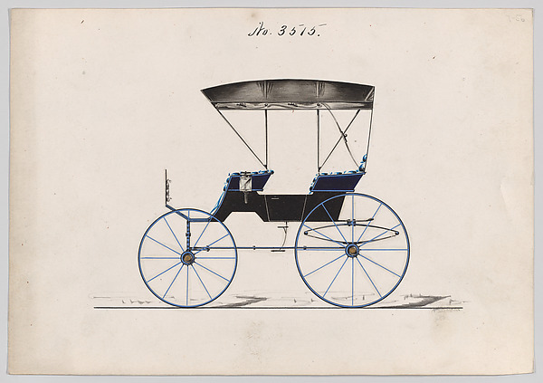 Brewster & Co., Design for Extension Top Park Phaeton, no. 3515