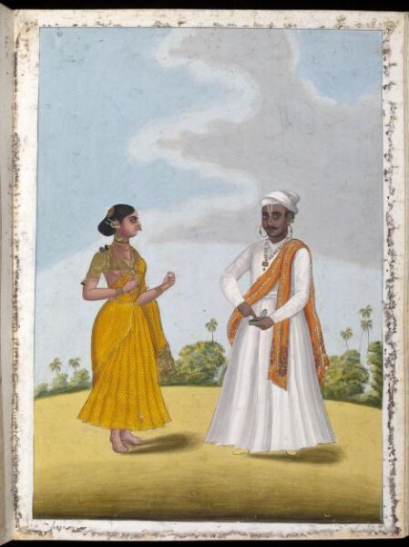 Unknown, A 'dobashi' and his wife