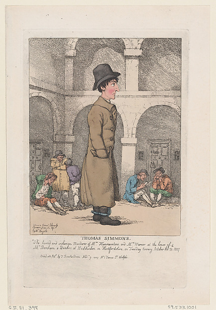 Thomas Rowlandson, Thomas Simmons