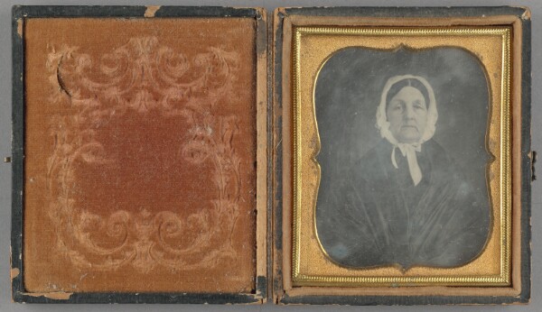 Unknown, [Portrait of a Middle-aged Woman in Matron Cap]